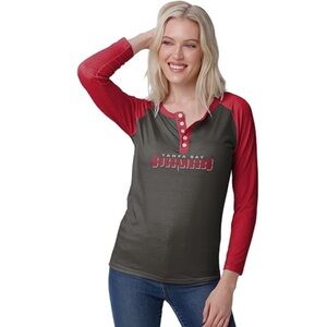 NFL Tampa Bay Buccaneers Long Sleeve Henley